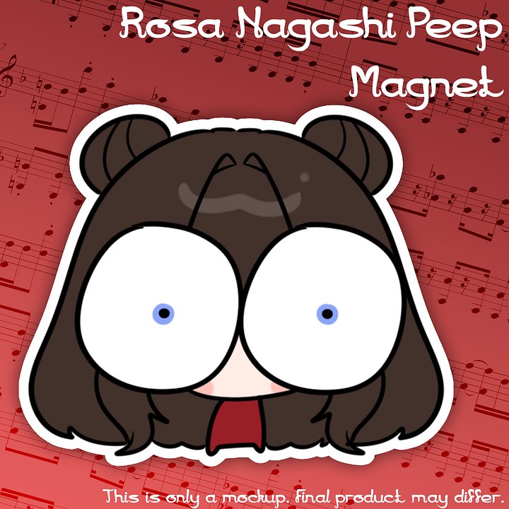 Rosa Nagashi Magnet product image (1)