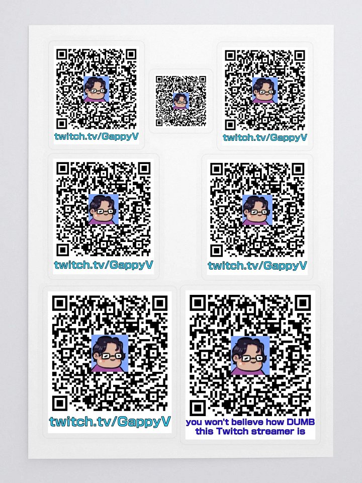 GappyV QR Stickers product image (1)
