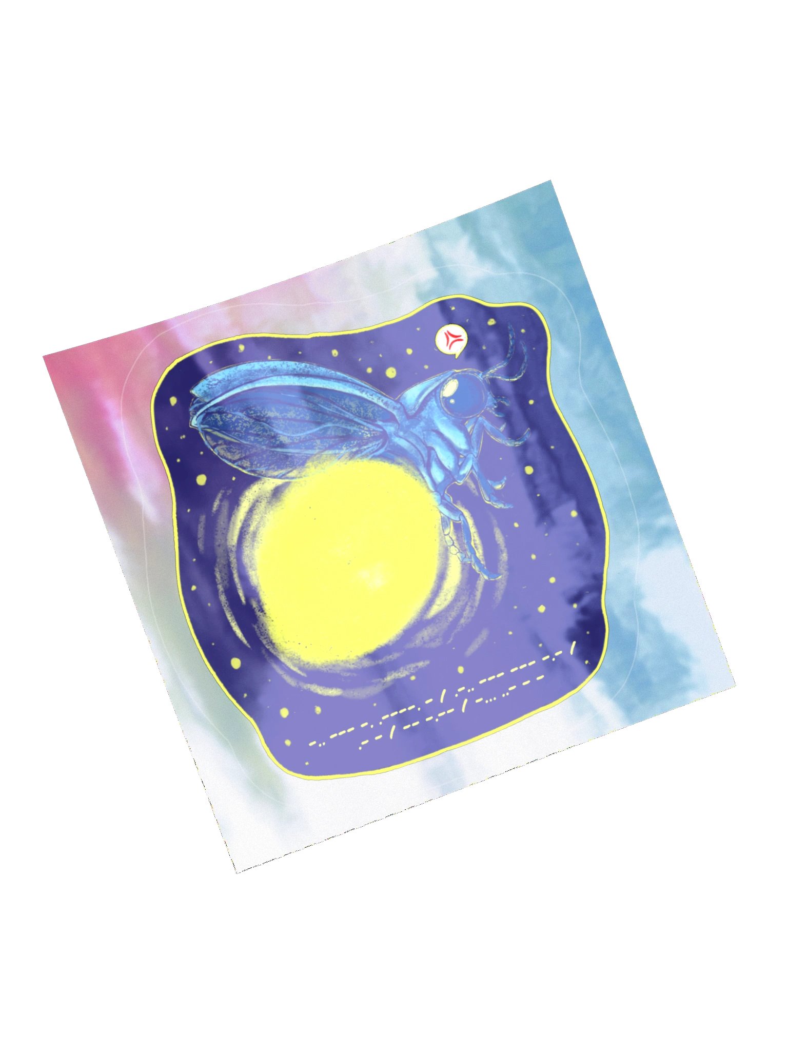 Don't Look at My Butt Firefly Sticker (SHINY!) product image (5)