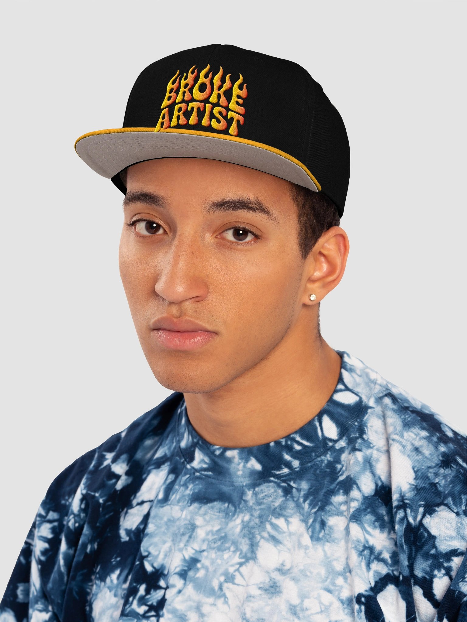 Flaming Broke Artist Snapback product image (6)