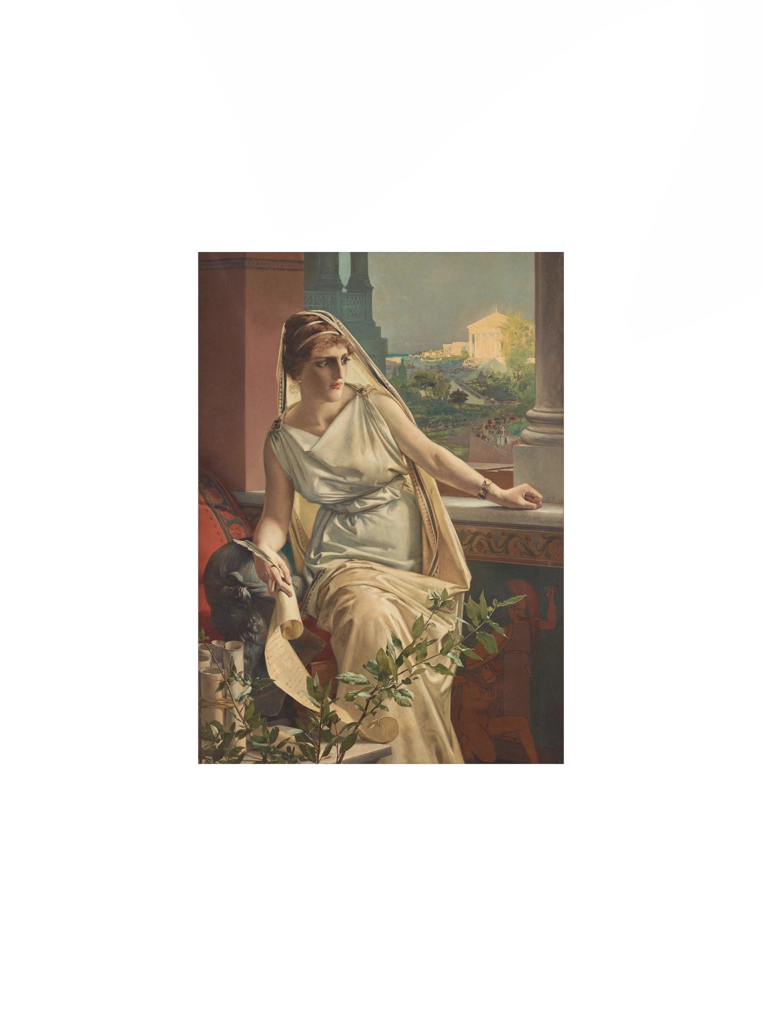 "Hypatia" by Julius Kronberg Print product image (1)
