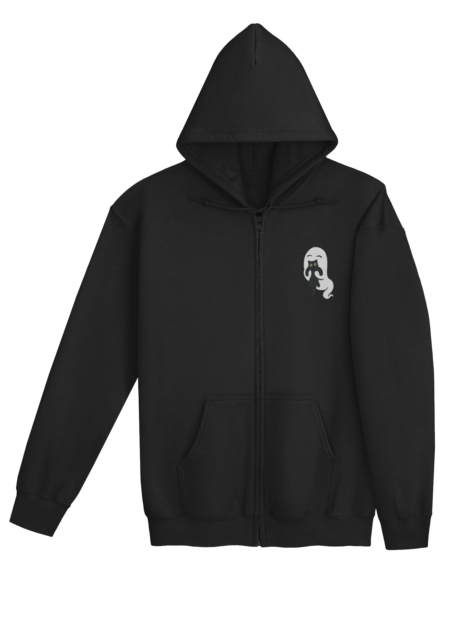 Ghost Kitty Zip Up Hoodie product image (4)