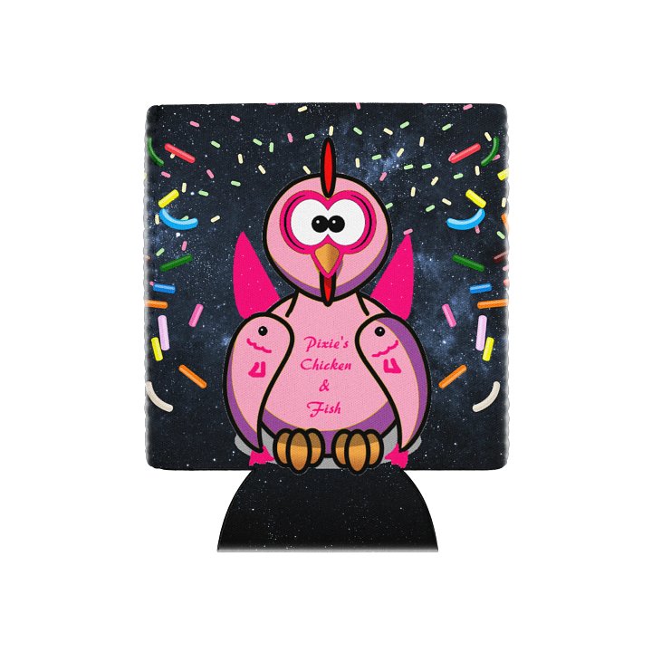 Starship Valkyrie Pixie's Chicken and Fish Coozie product image (1)