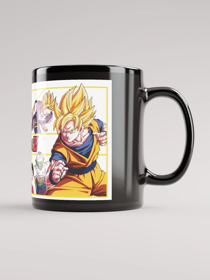 Dragon Ball Z Black Glossy Mug – A Must-Have for Saiyan Fans! product image (2)