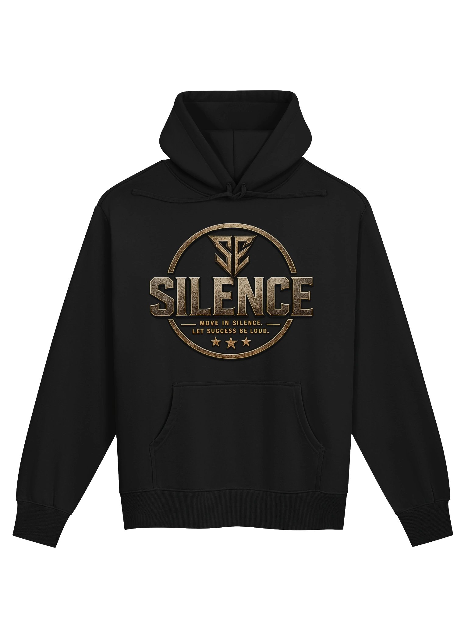 SILENCE Signature Comfort Black Hoodie product image (2)