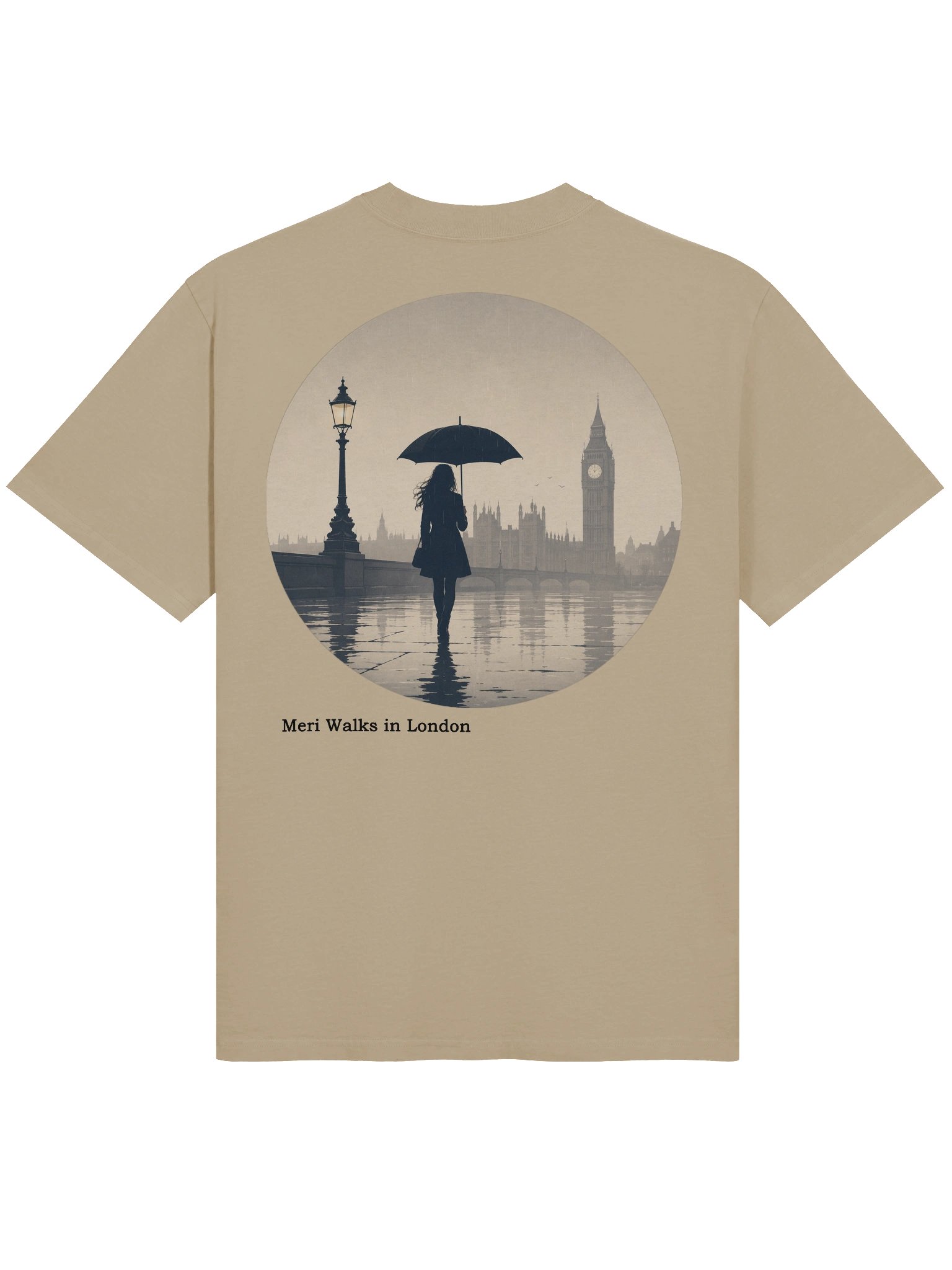 AS Colour Premium Oversized Faded T-Shirt- Lone Girl Walker product image (10)