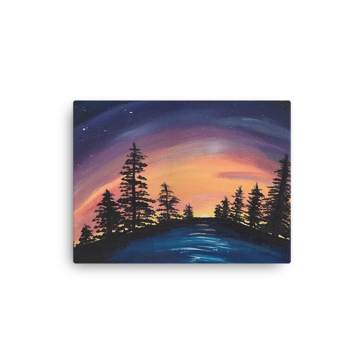 Lakenight - Handmade Piece Sleek Slim Canvas Art product image (2)