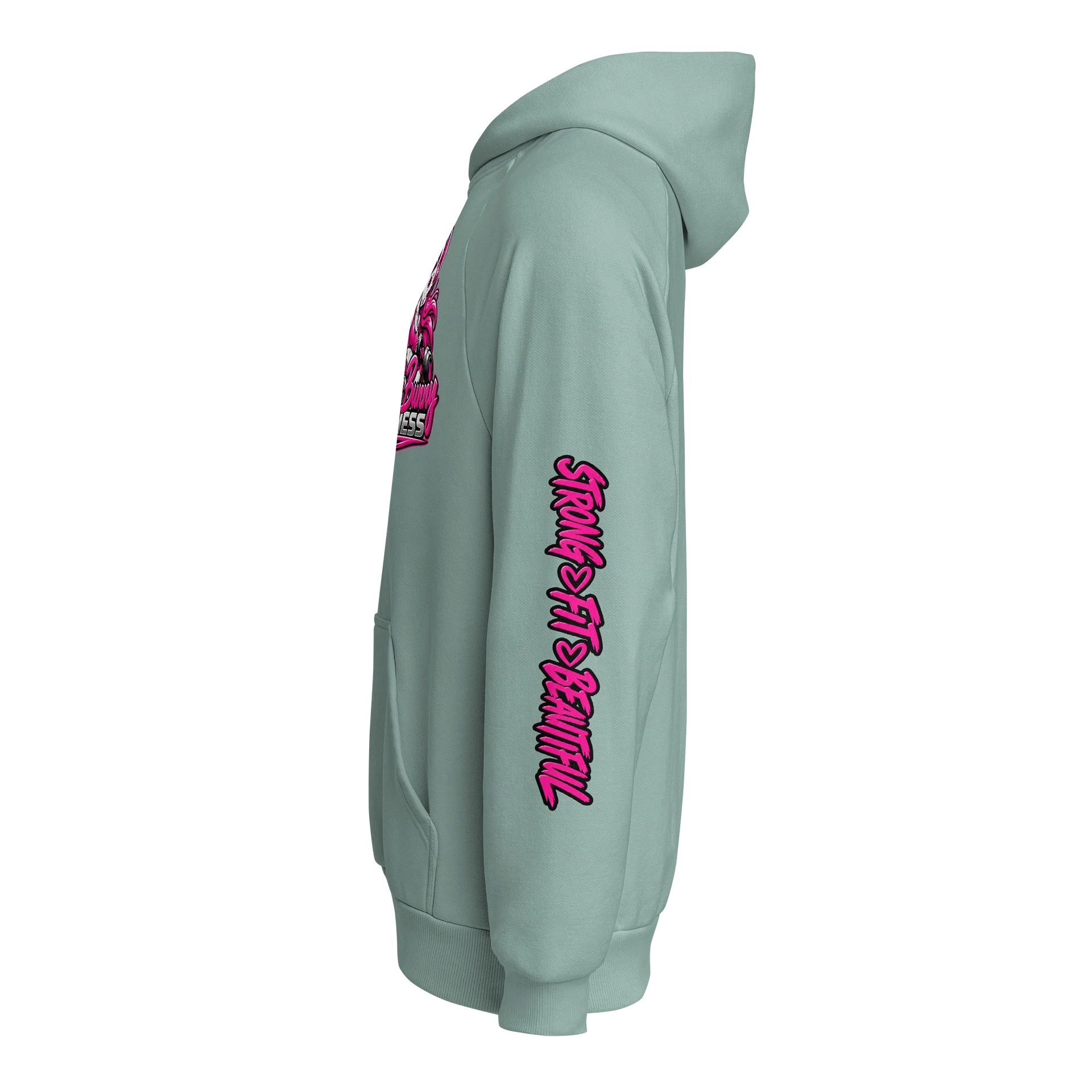 Beach vibes meet gym life. The Beach Bunny Fitness Sunset Hoodie features a small tropical logo on the front with a larger Beach Bunny design across the back. Bold, comfortable, and made to stand out product image (25)