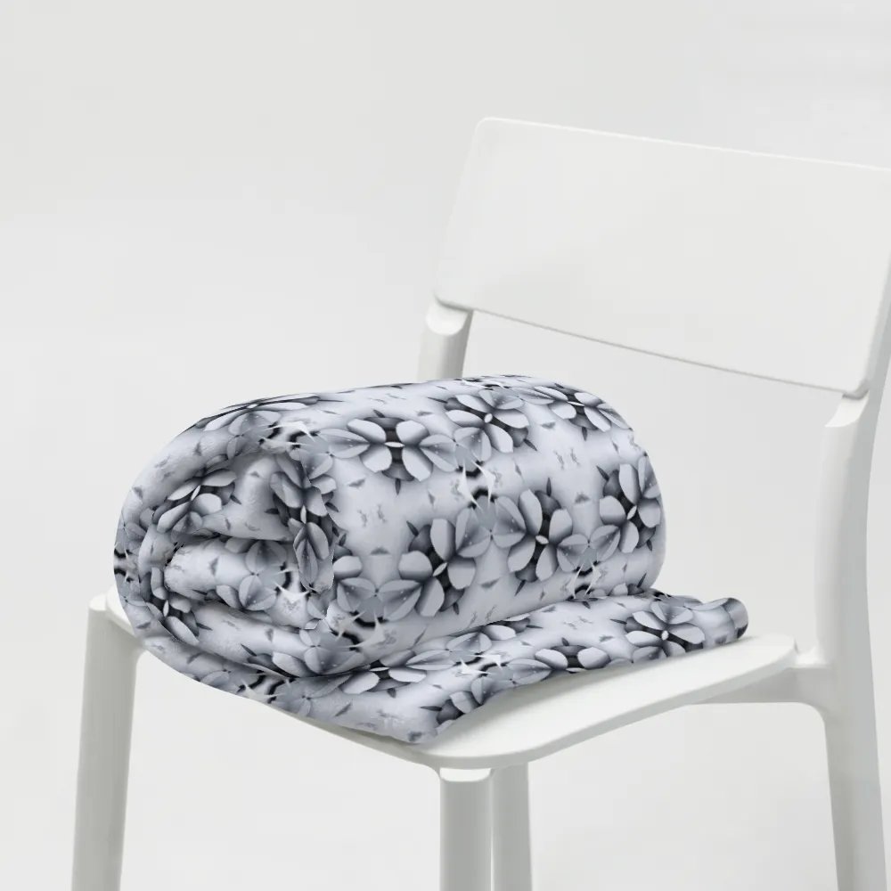 Midnight Blossoms Throw Blanket product image (8)