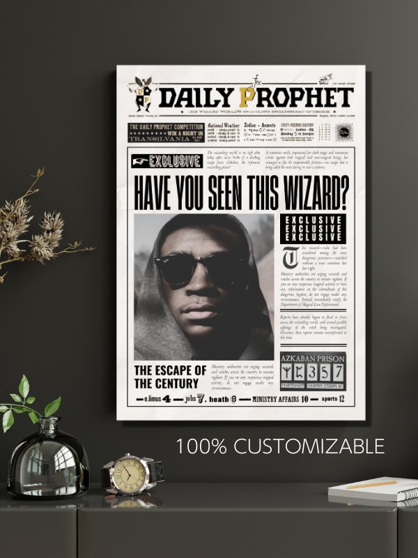 Magical Have You Seen This Witch? Newspaper 100% Customizable Template Bundle product image (6)