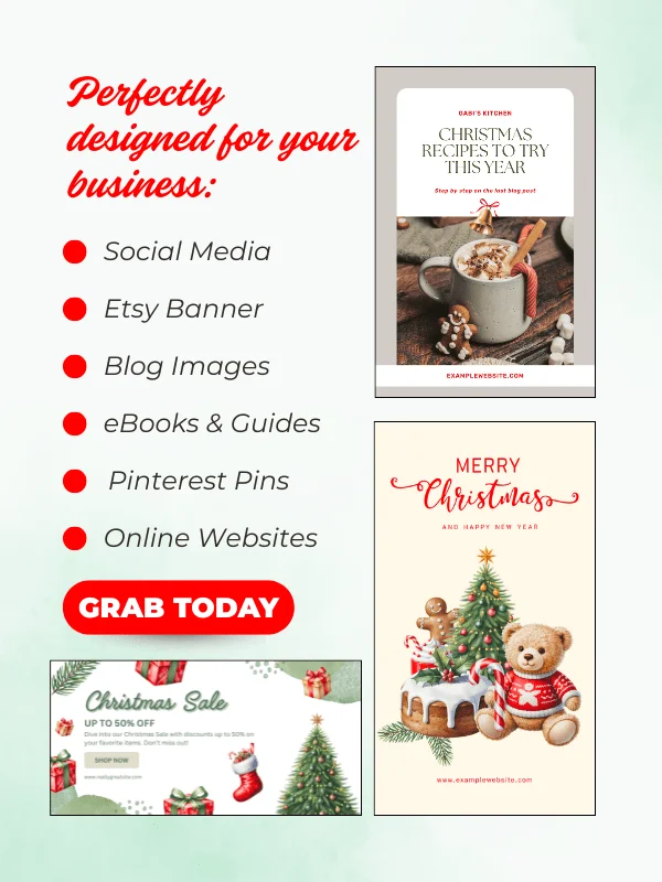 MRR/PLR Christmas Clipart PNG product image (7)