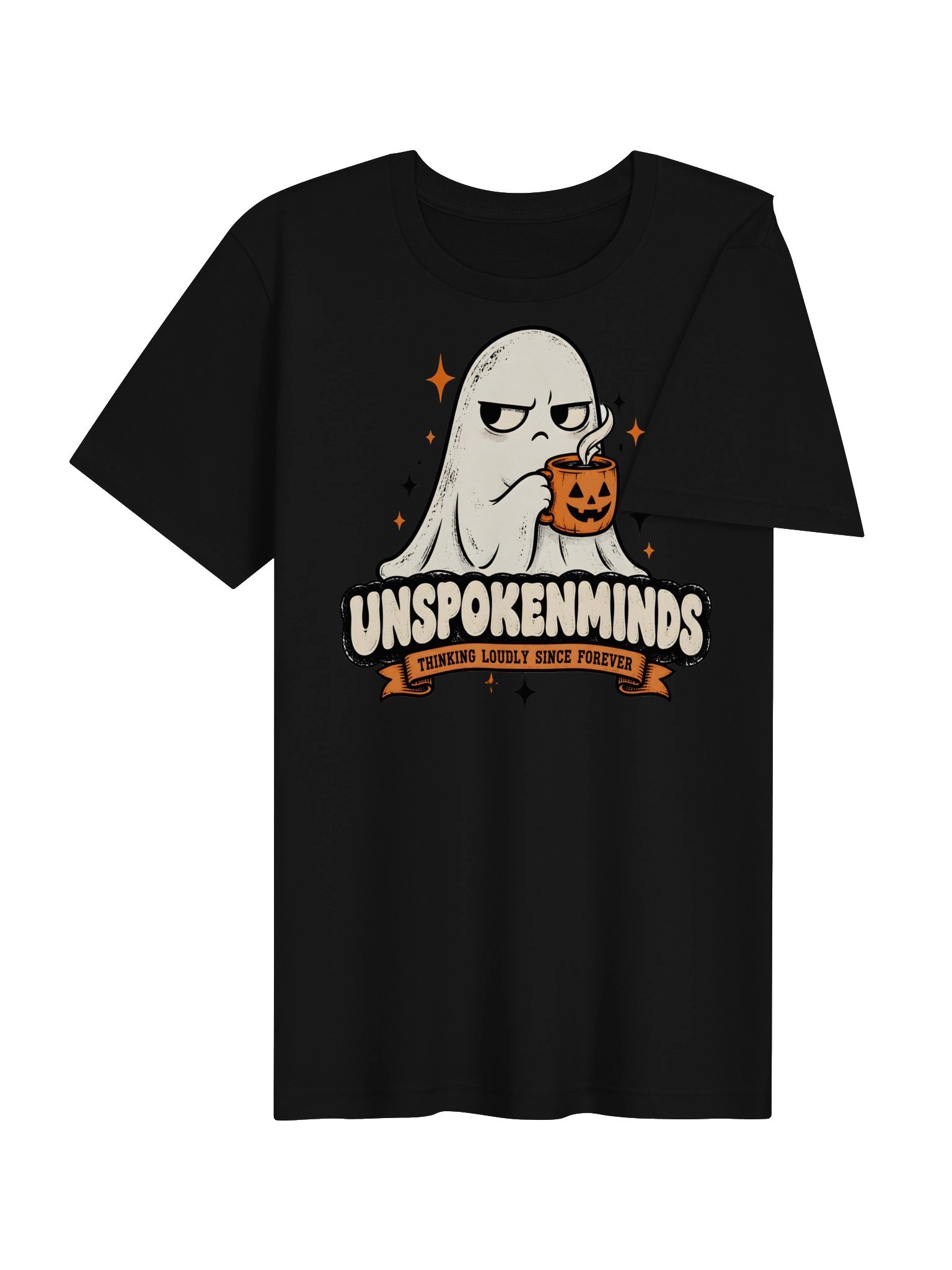 Copy of UnspokenMinds Ghost Pumpkin Mug Graphic T-Shirt product image (4)