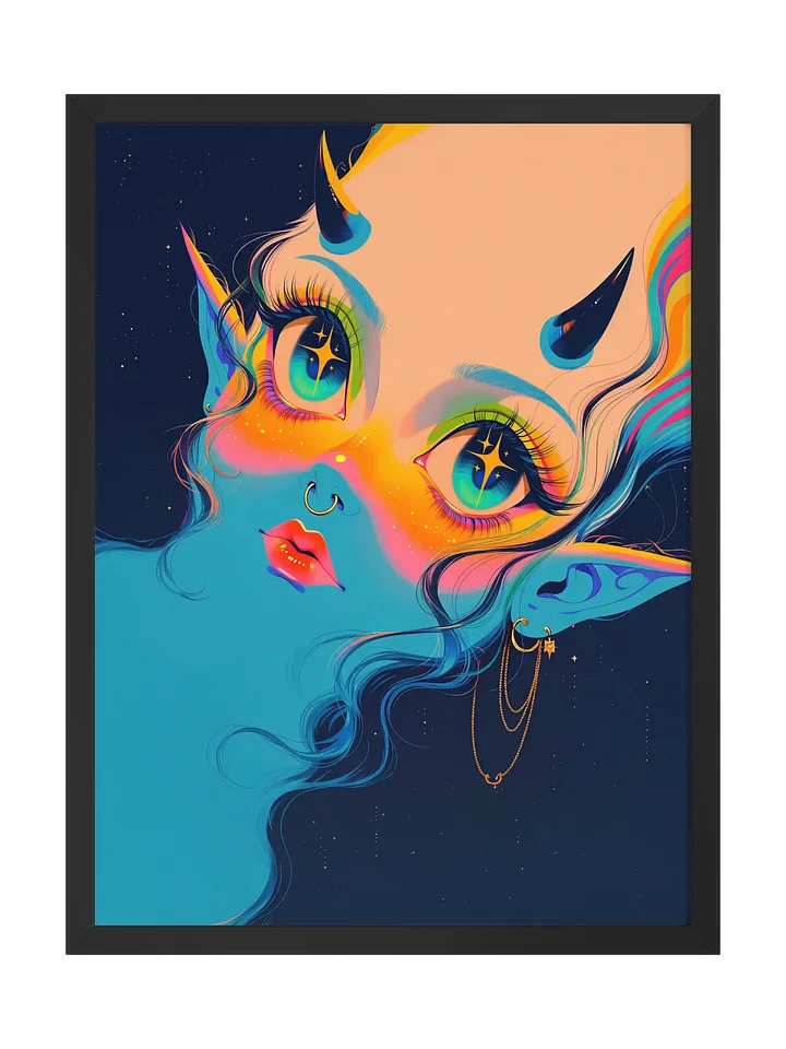Born of Color and Night Framed Print product image (1)