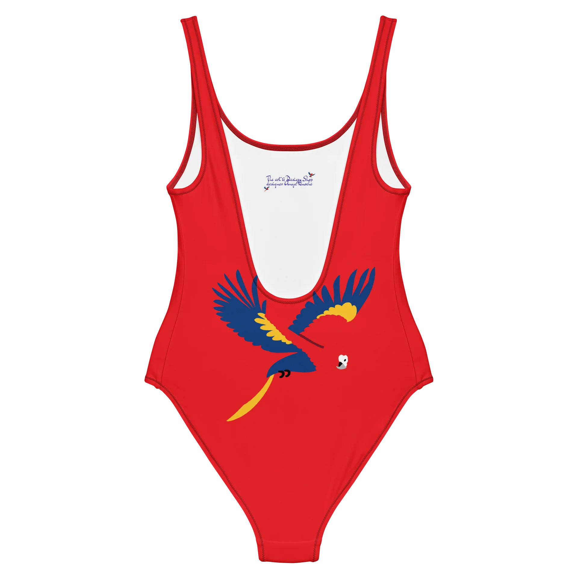 Colorful Parrot Flight One-Piece Swimsuit product image (6)
