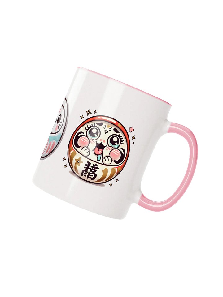 Whimsical Daruma Characters Ceramic Mug product image (2)