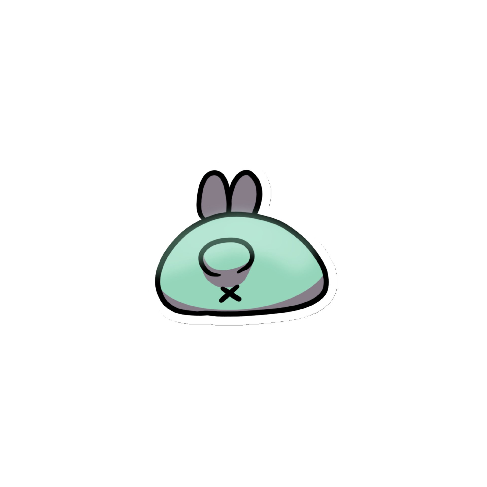 Bunny Butt Magnet product image (1)