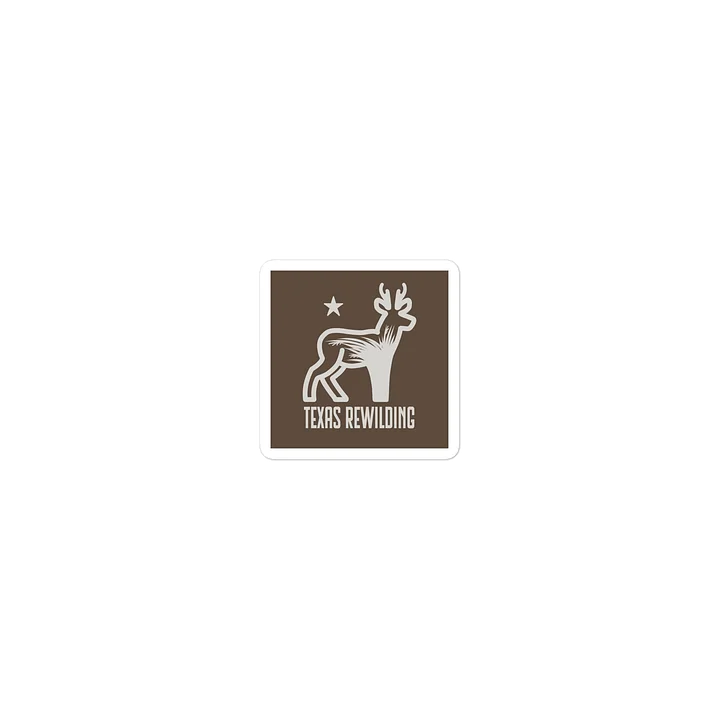 Logo Sticker - Brown product image (1)