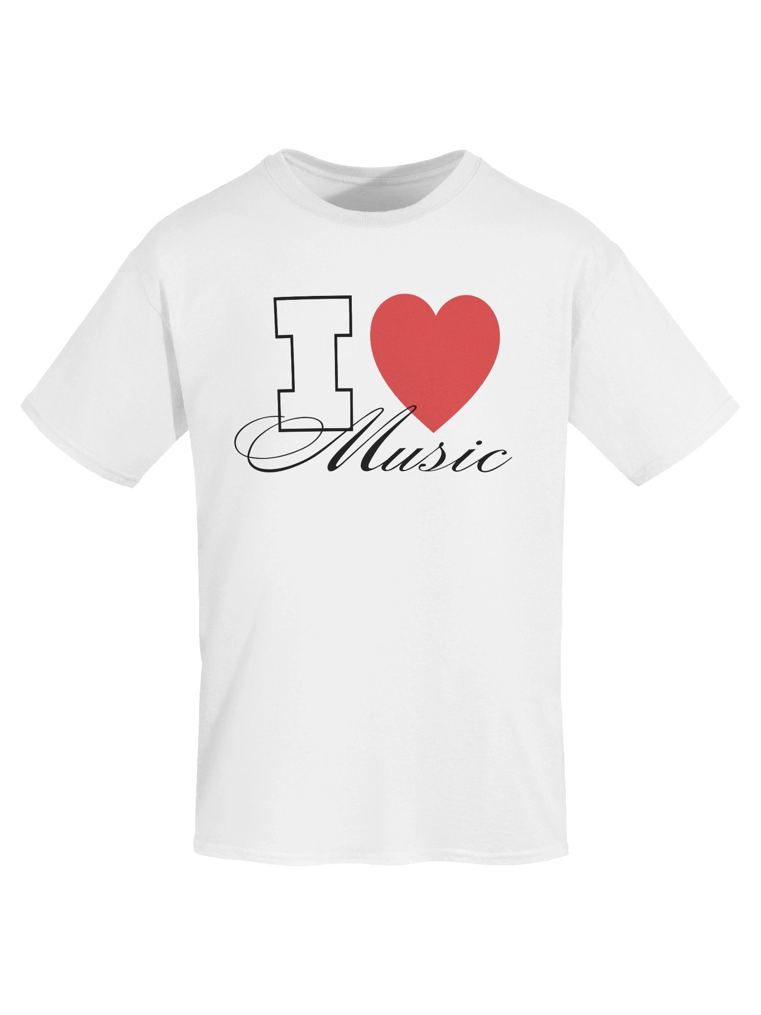 i love music tshirt (white) product image (7)