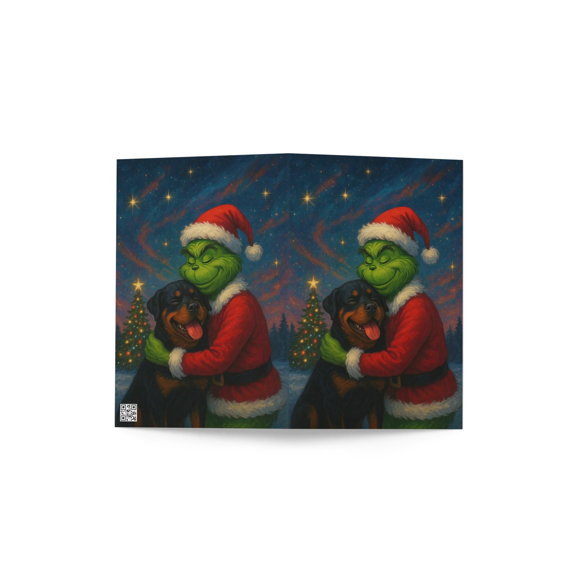 Rottweiler & Grinch Greeting Card product image (4)