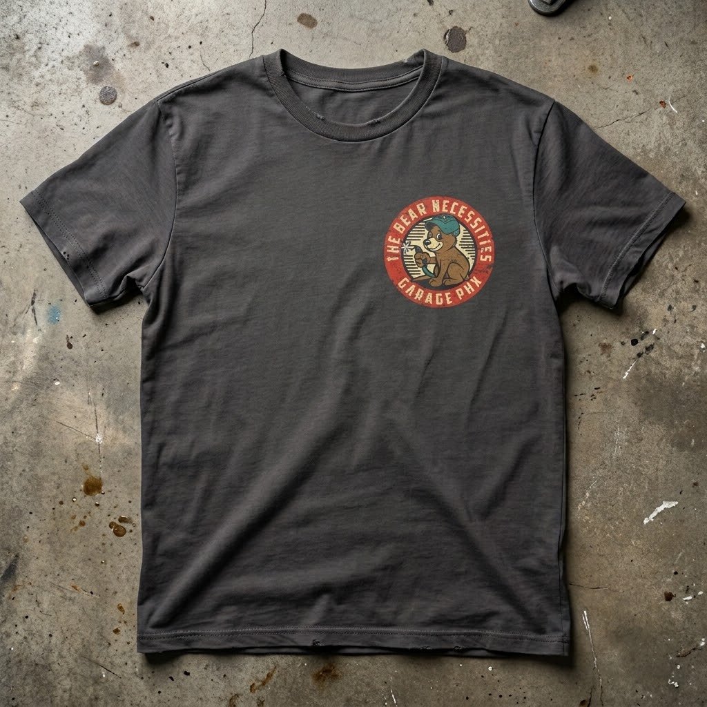 Bear Necessities PHX Retro Garage Tshirt product image (2)