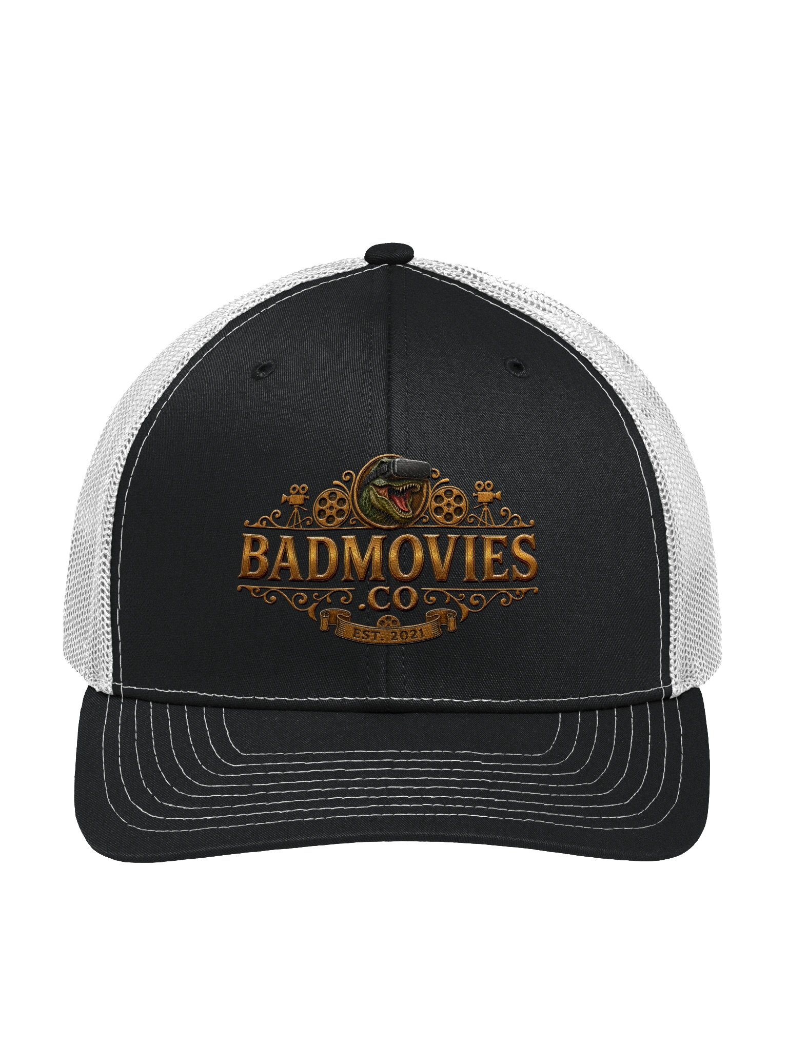 BadMovies.co Dino Reel Trucker Hat product image (6)
