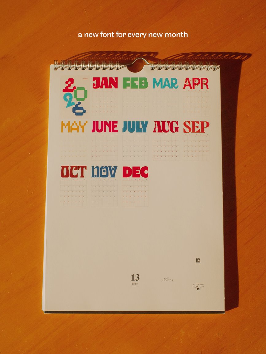 2026 Calendar (Sunday start date) product image (12)