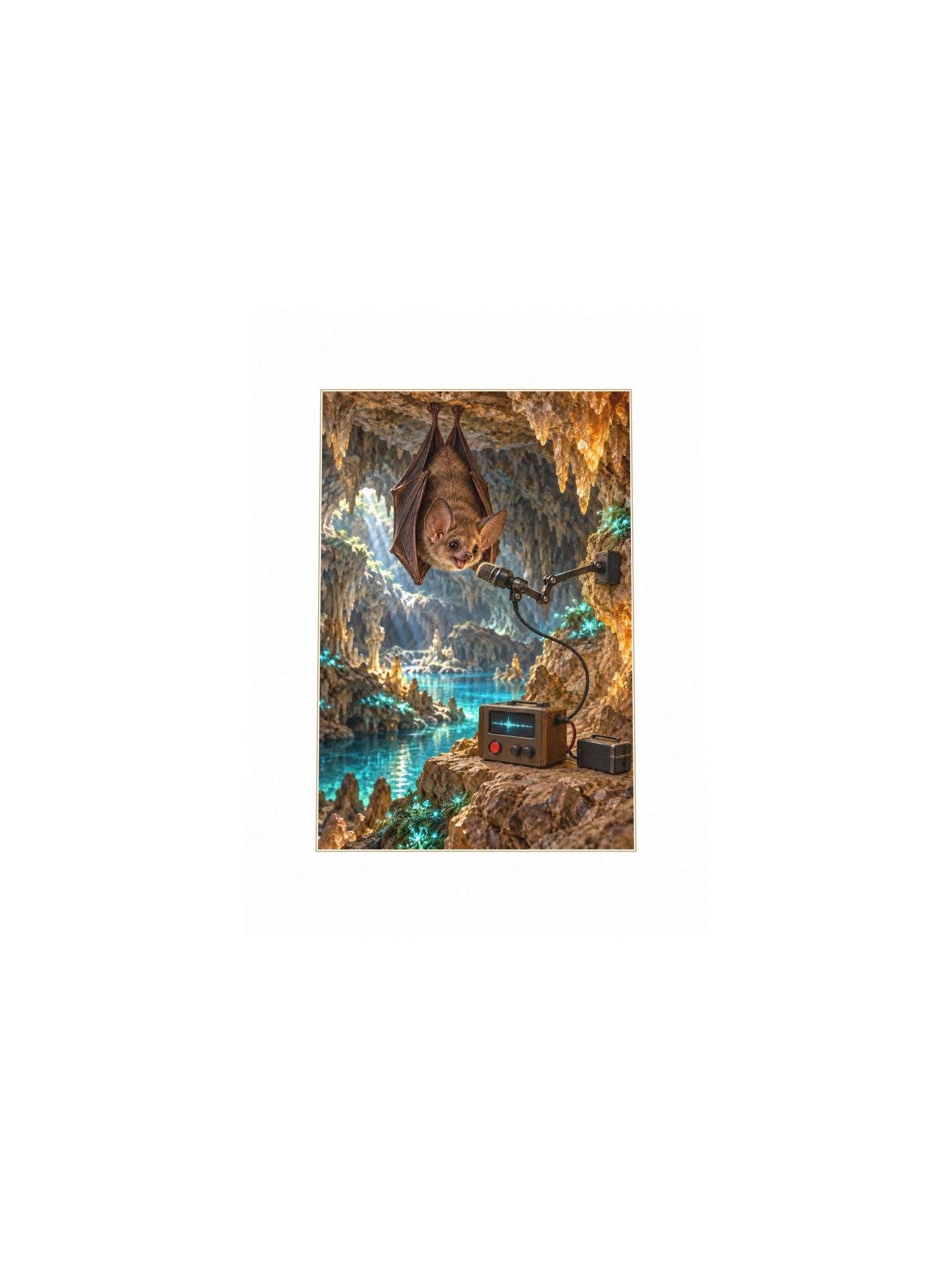 Echo Check Small Art Print product image (4)