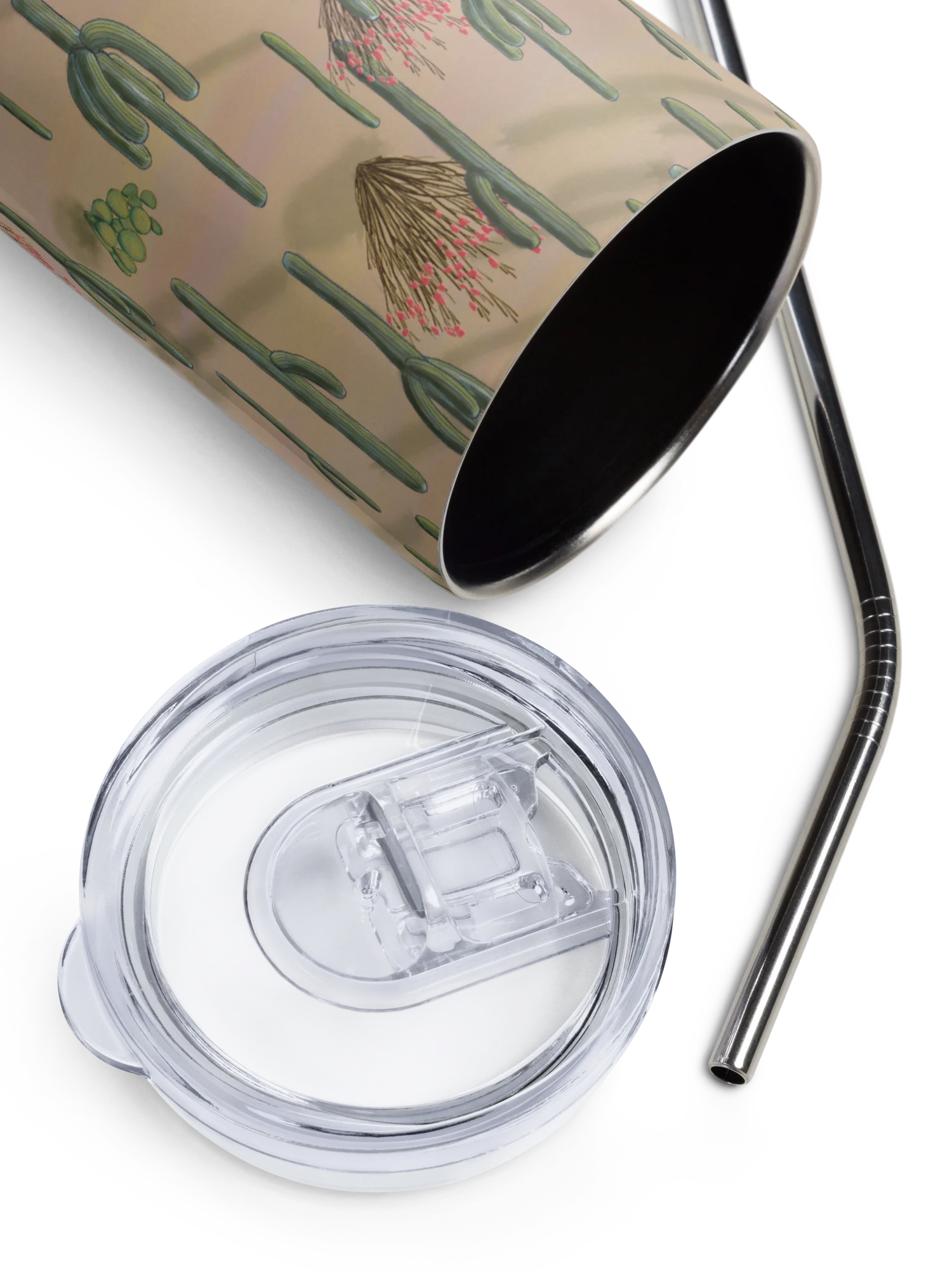 Saguaros of the Sonoran Desert Stainless Steel Tumbler with Straw product image (4)