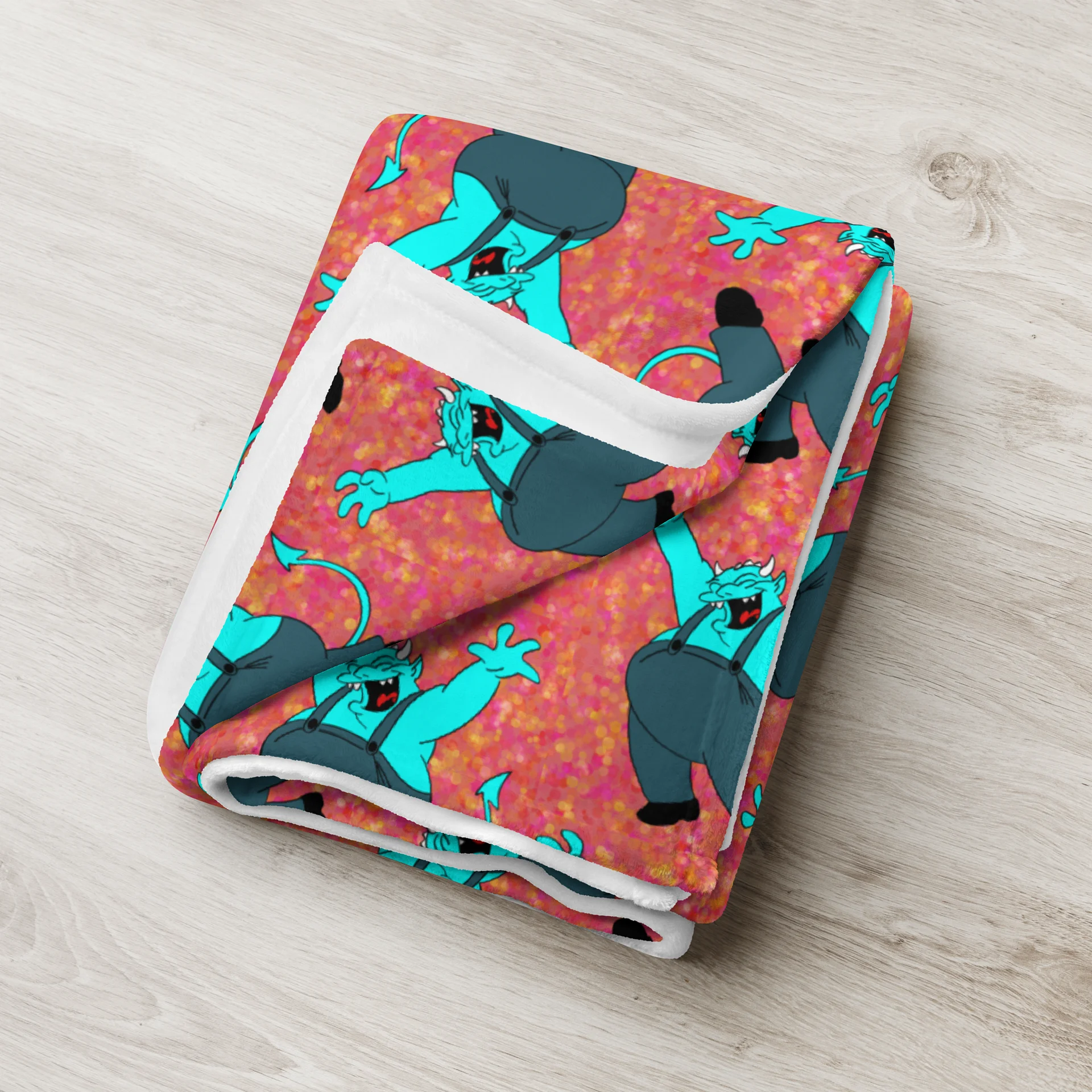 Donut hell Throw Blanket product image (8)