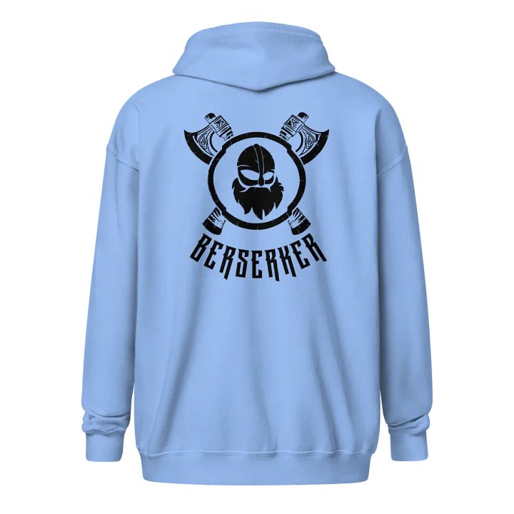 REXNOR Berserker Zip Hoodie (Black Logo) product image (1)