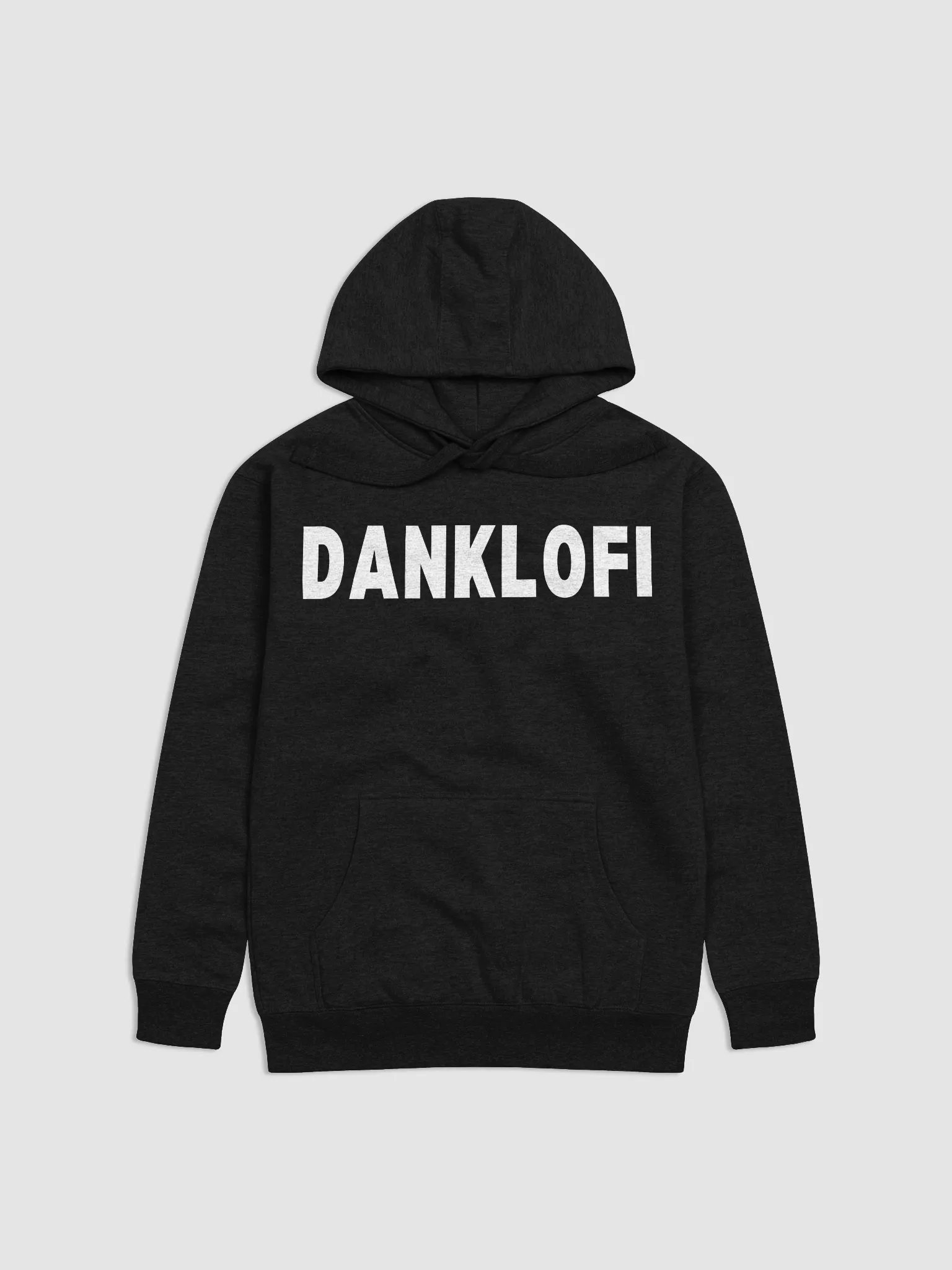 DANKLOFI - 黒 BLACK HOODIE product image (1)