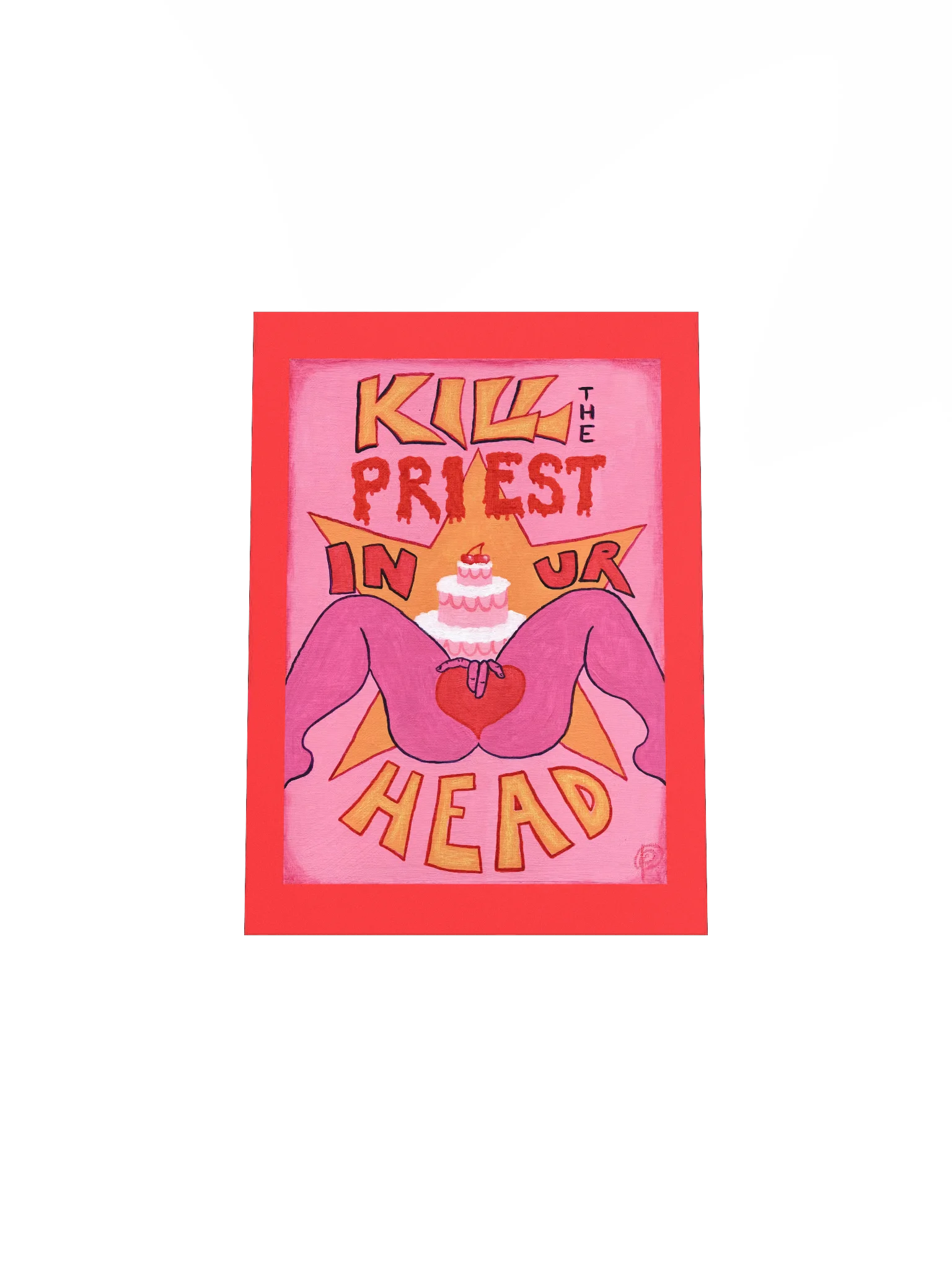 kill the priest in your head matte poster print product image (5)