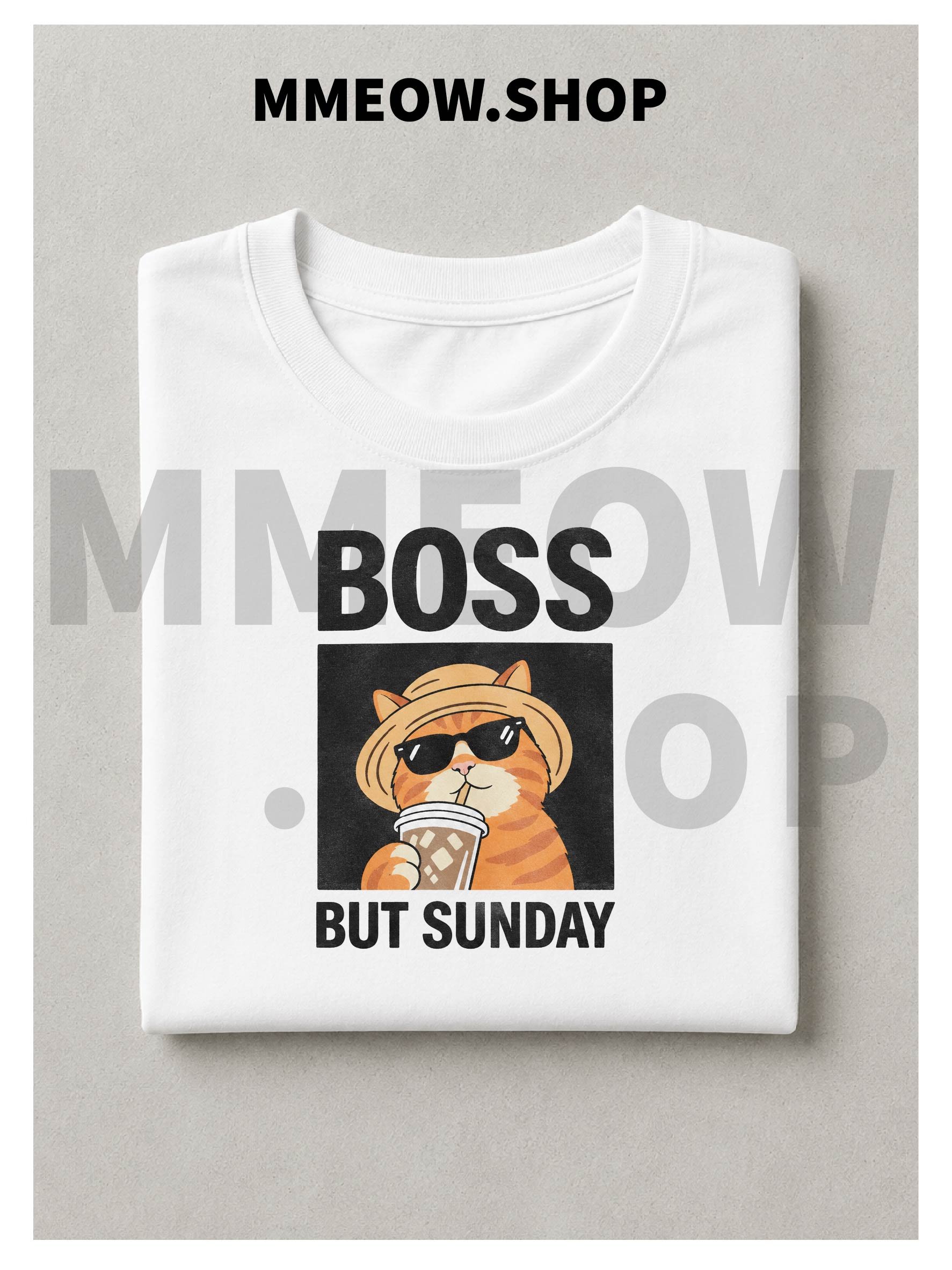 BOSS BUT SUNDAY BOXY T - SHIRT PRINTED product image (1)