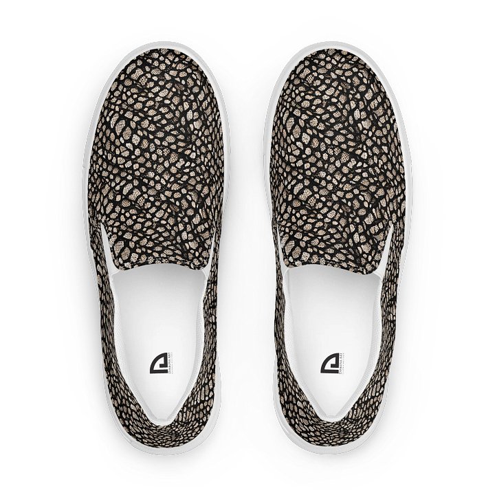 Brown Skin Snake Woman Canvas Shoes product image (1)