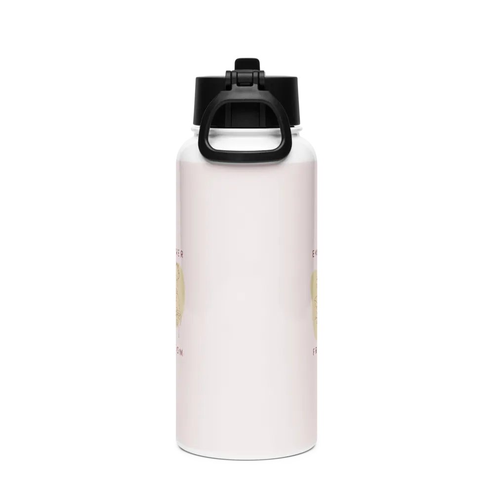 Stainless Steel Water Bottle with a Straw Lid SWFB0115 product image (4)