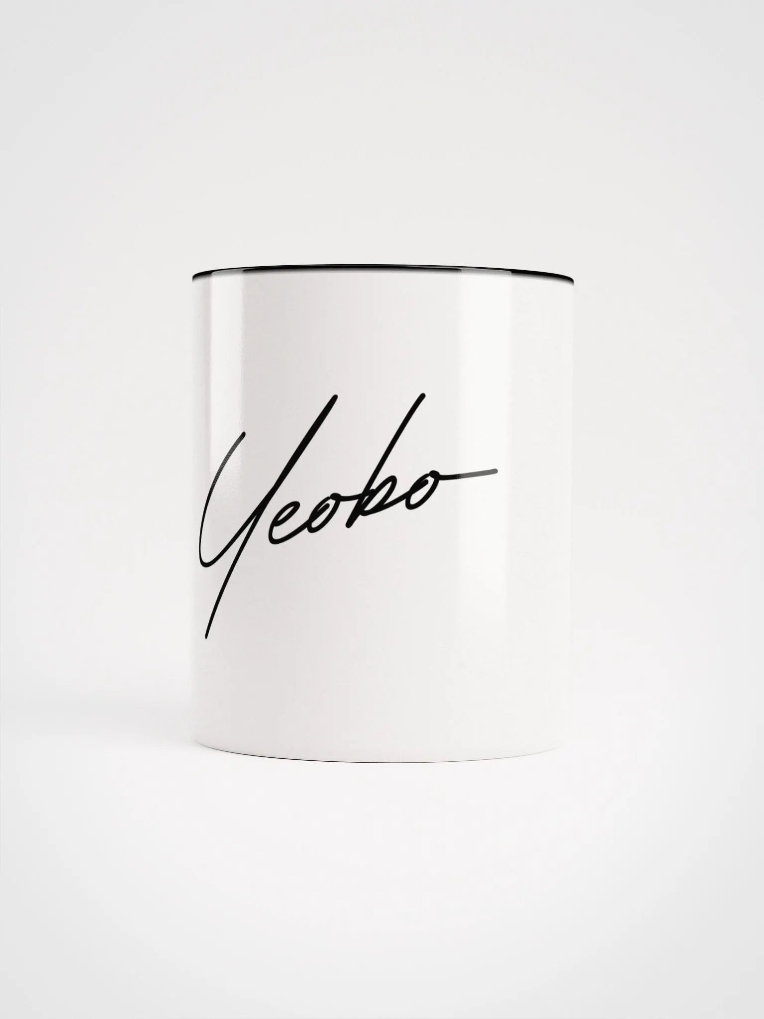 Yeobo Signature Mug Black product image (3)