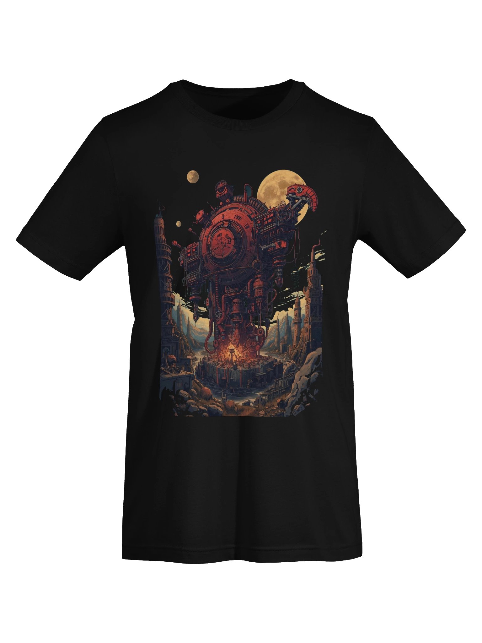 Retro-Futuristic Reactor Lightweight T-Shirt product image (4)