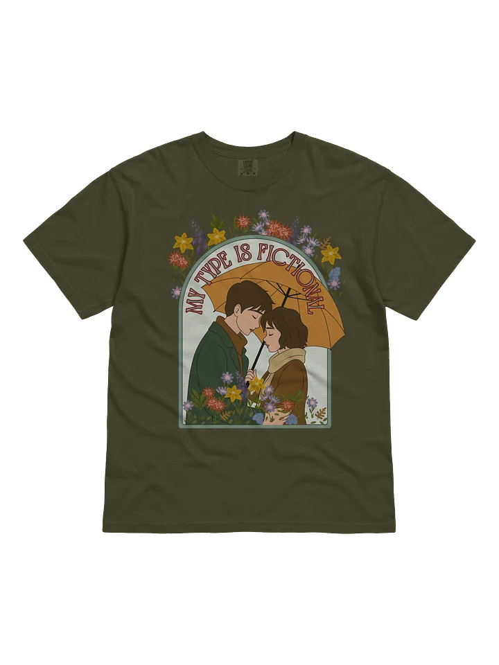 “My Type Is Fictional” – Cozy Literary Romance Art product image (2)
