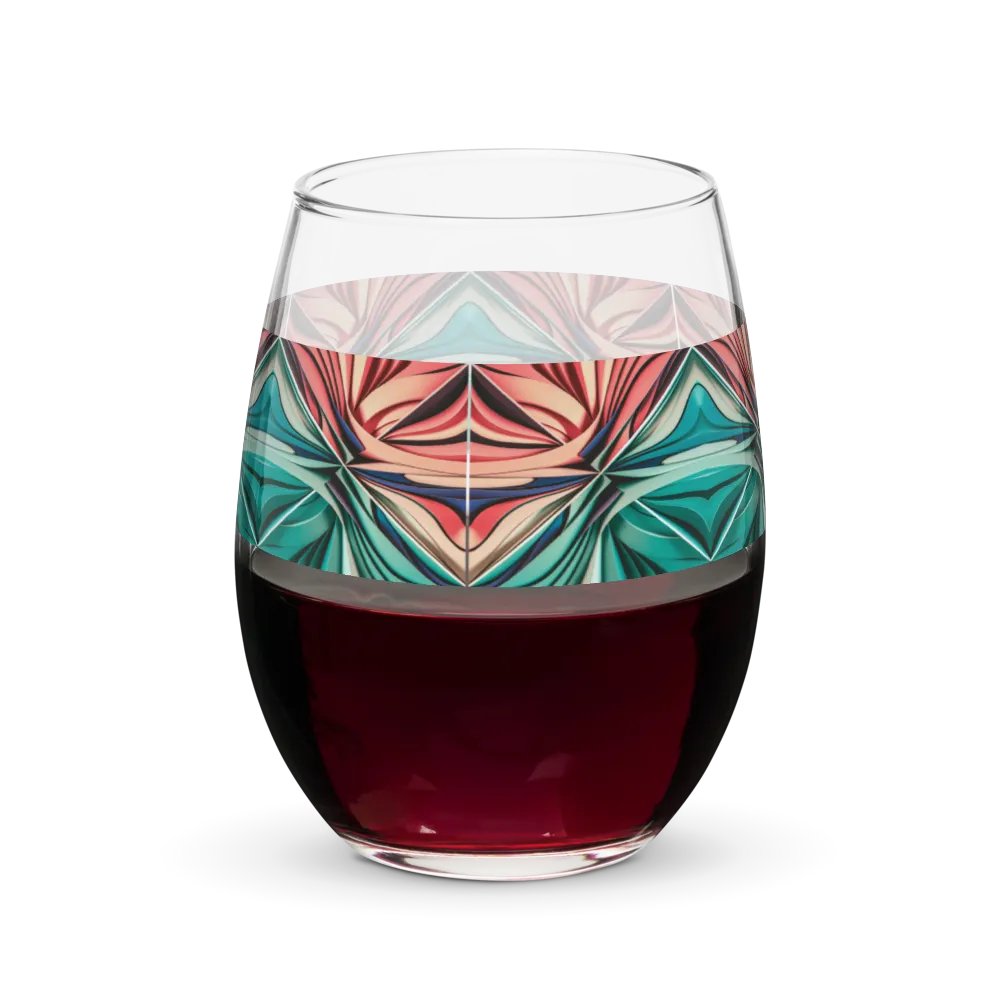 Graphic Grove Abstract Design Stemless Wine Glass - 15oz product image (7)