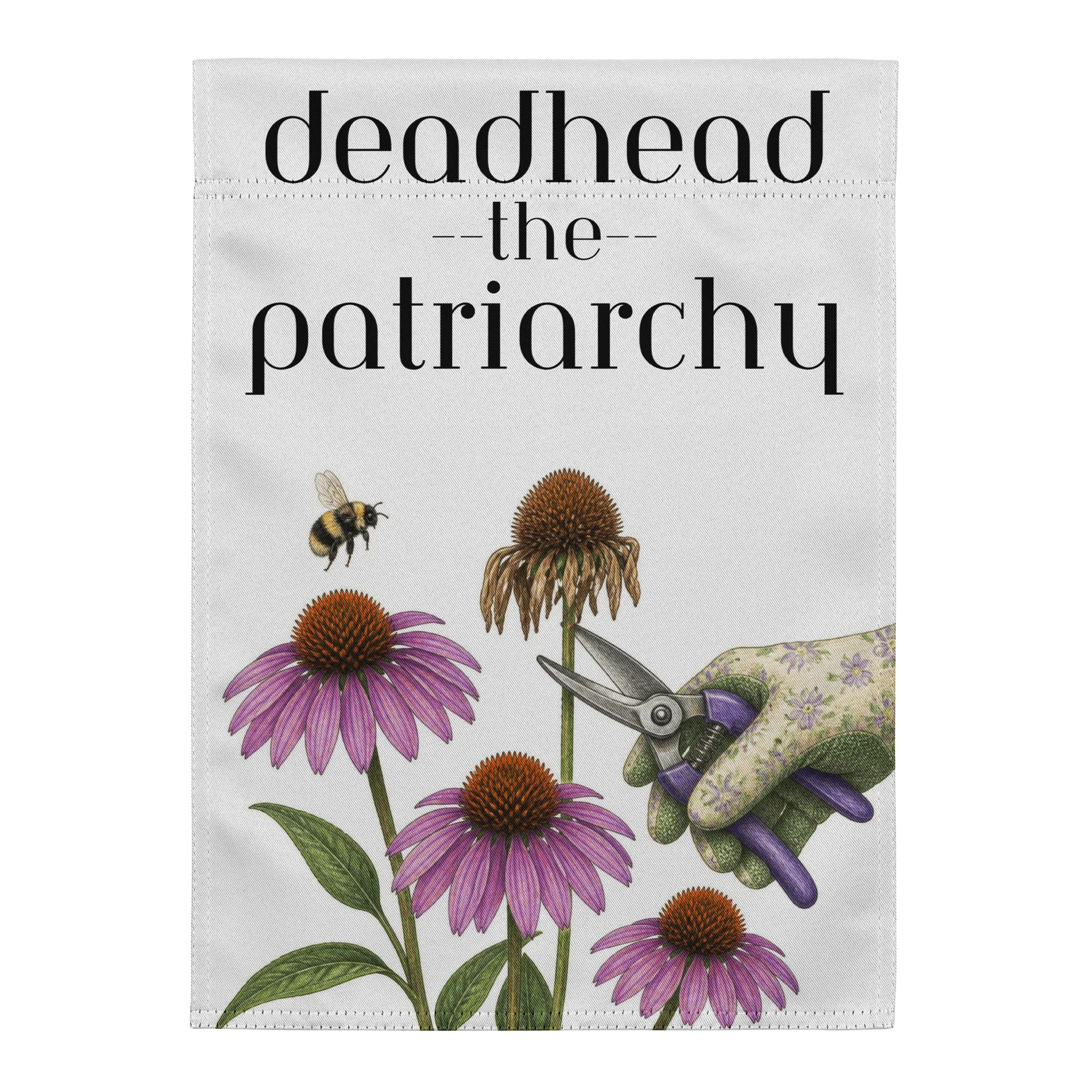 "Deadhead the Patriarchy" Garden Flag product image (1)