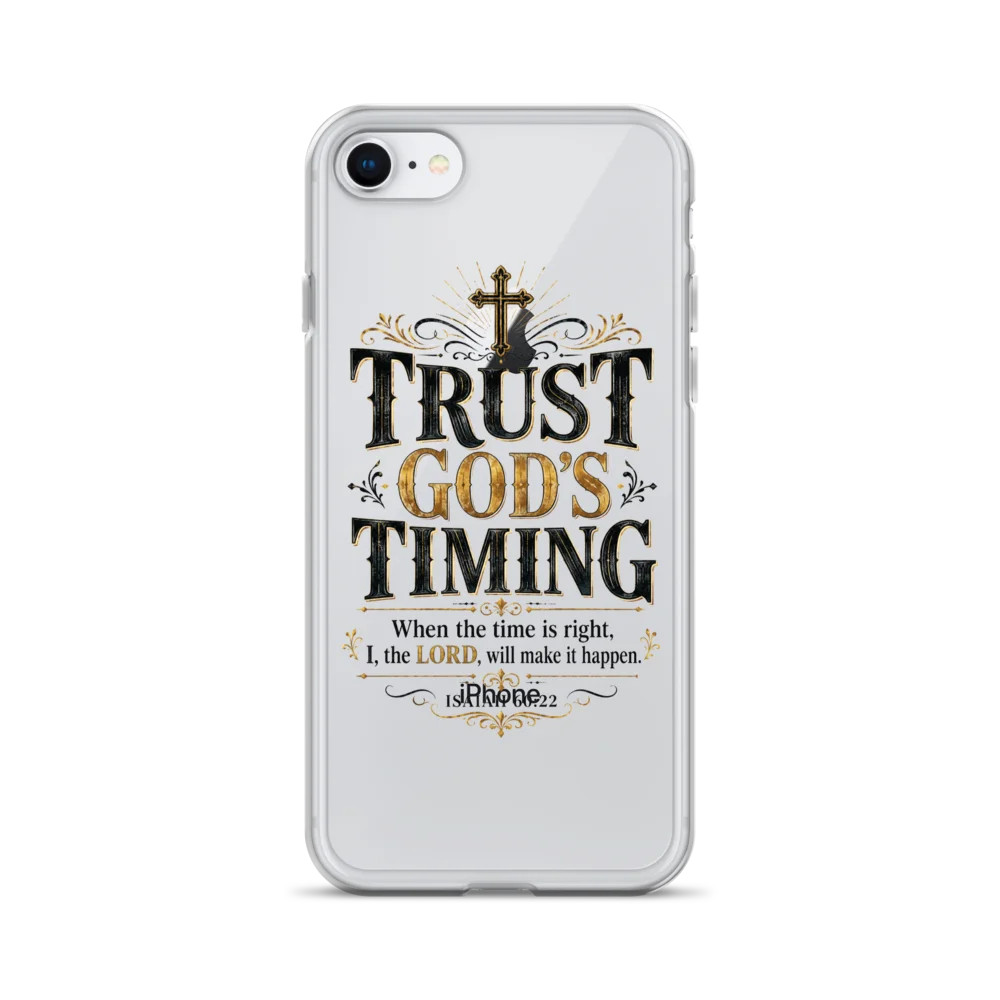 Trust God’s Timing iPhone Case product image (28)