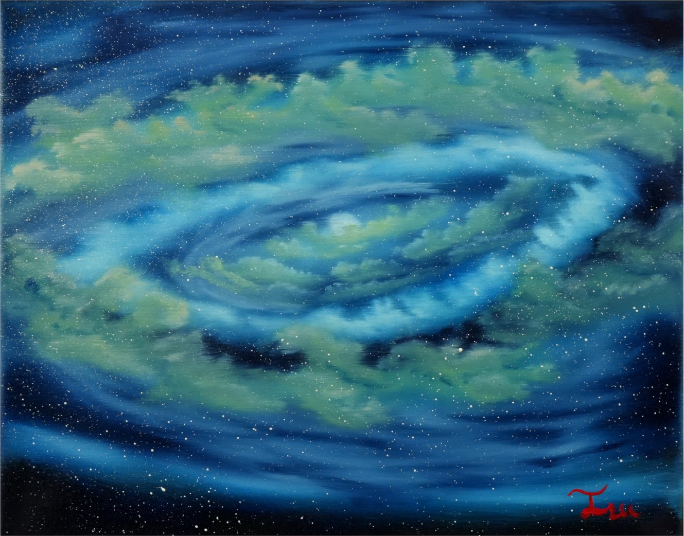 The Nebulas Breath (Original) 16x20 Canvas product image (1)
