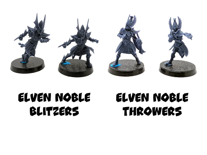 Elven Nobles Fantasy Football Team - Brutefun Miniatures product image (2)