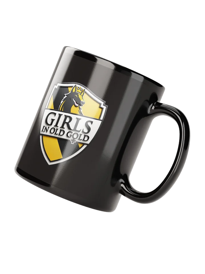 Girls in Old Gold Black Mug product image (4)