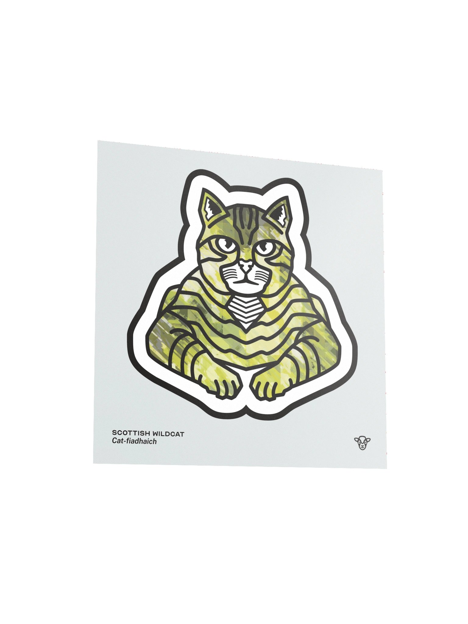 Scottish Wildcat Matte Square Print product image (3)