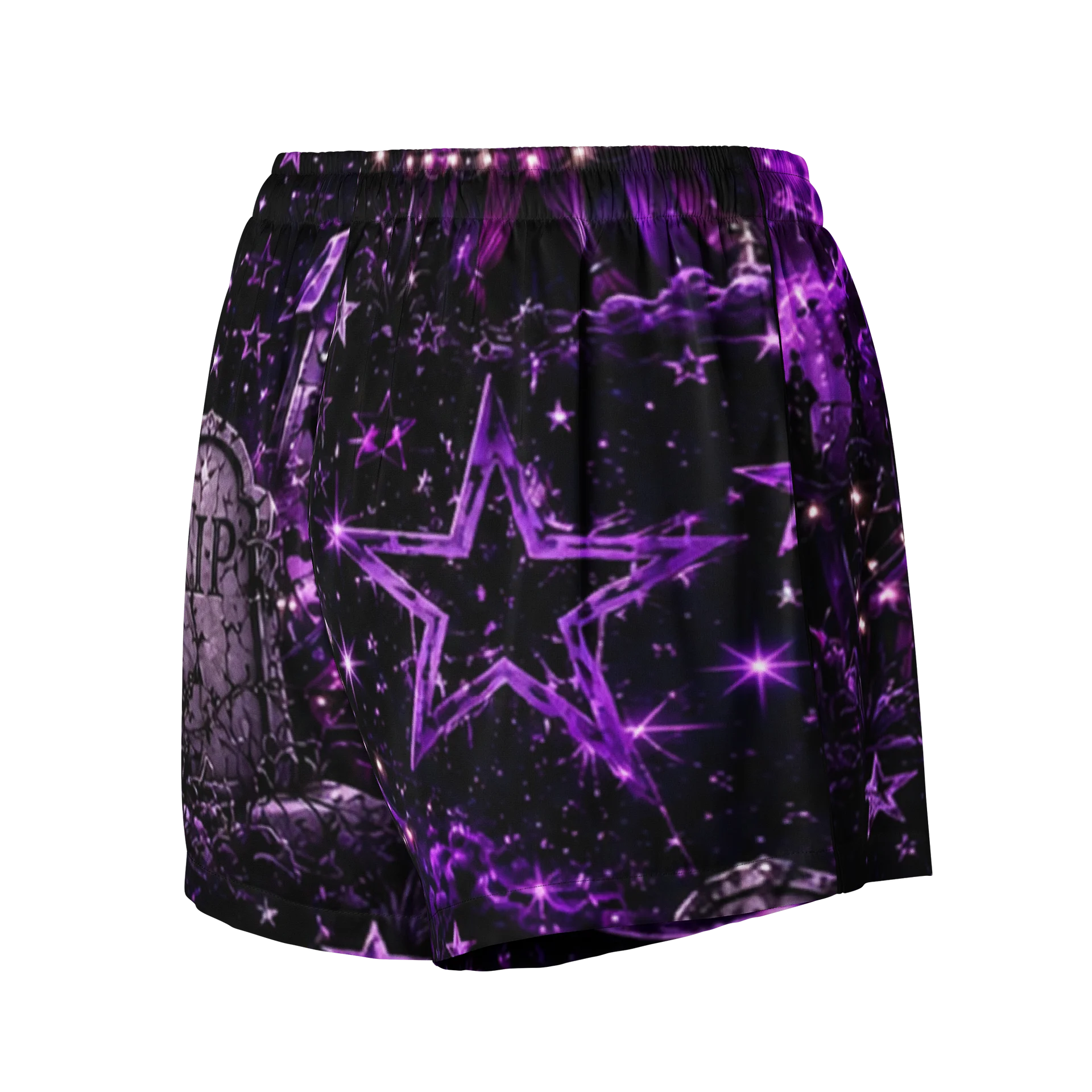 Midnight Carnival of Lost Stars Pajama Shorts product image (2)