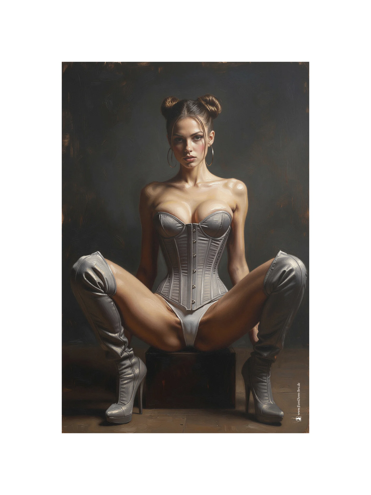 Femdom Poster - Souveräne Verführung – Moderne Fetischkunst product image (5)