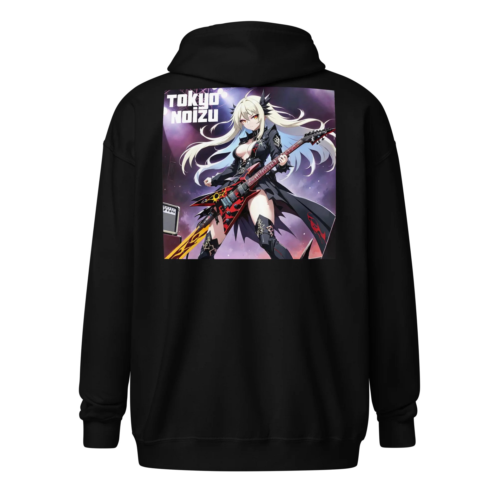 Anime Guitarist Unisex Hoodie Zip product image (1)