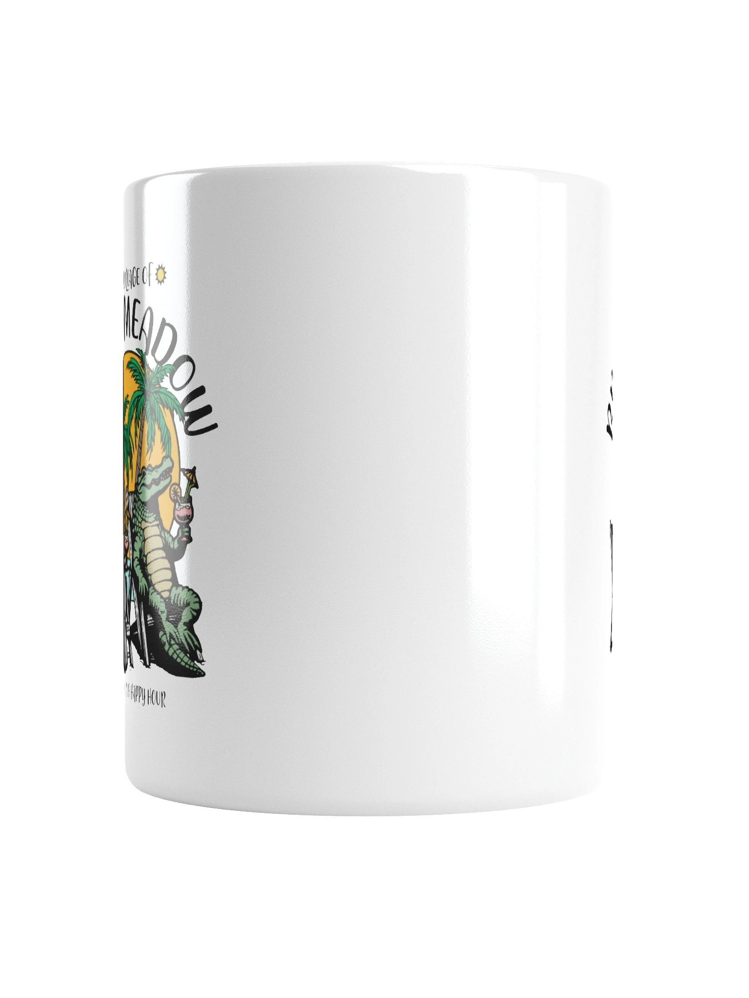 The Village of Briar Meadow TV Florida USA Fun Manatee Alligator Design Coffee Mug product image (18)