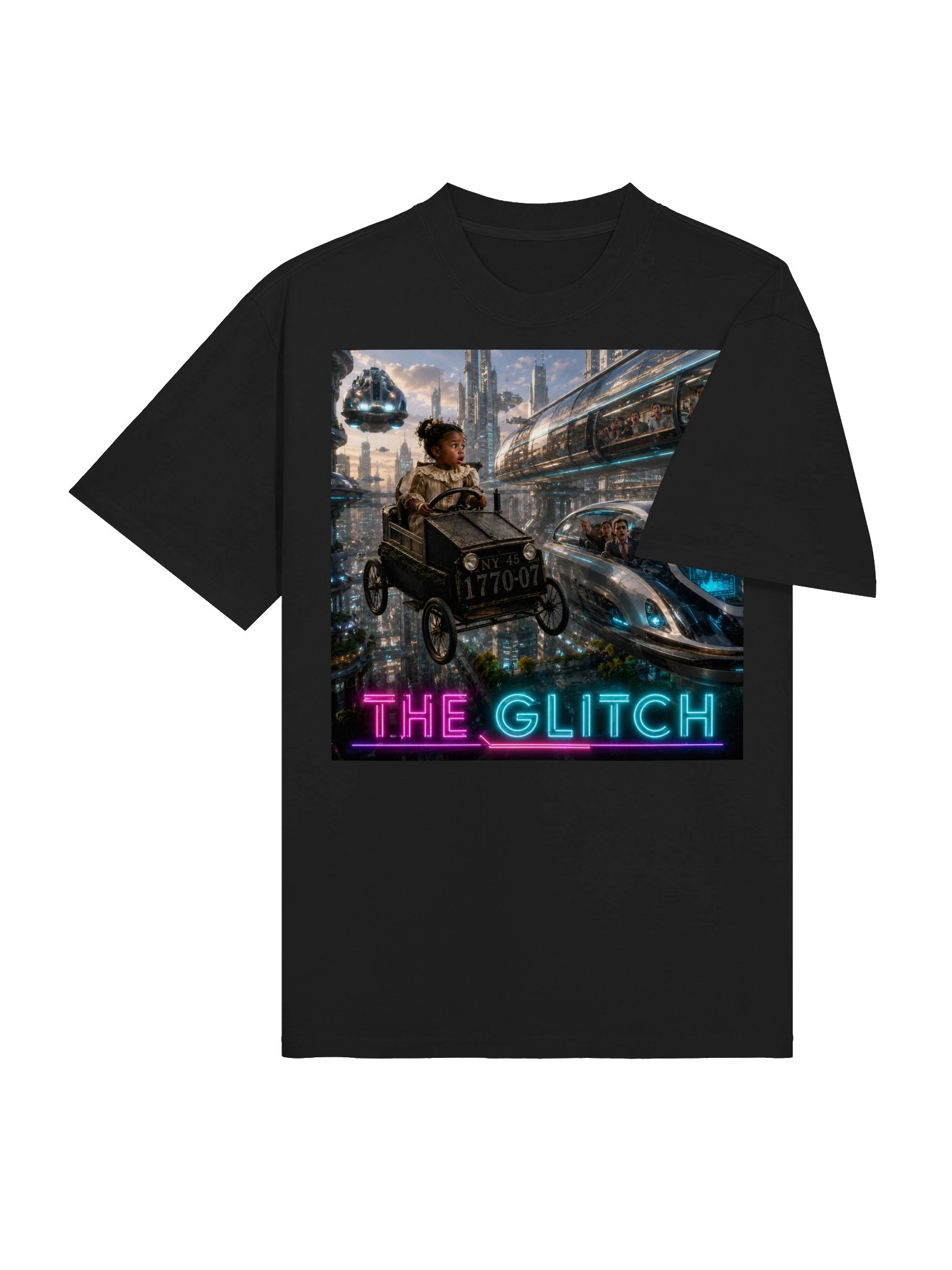 The Glitch Sci Fi T Shirt | Funny Time Travel Shirt | Gamer Book Lover Gift product image (5)